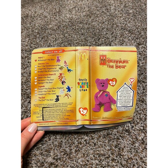 1999 Ty Beanie Baby Millennium (Millenium) Bear - McDonalds - New in box - Picture 6 of 9